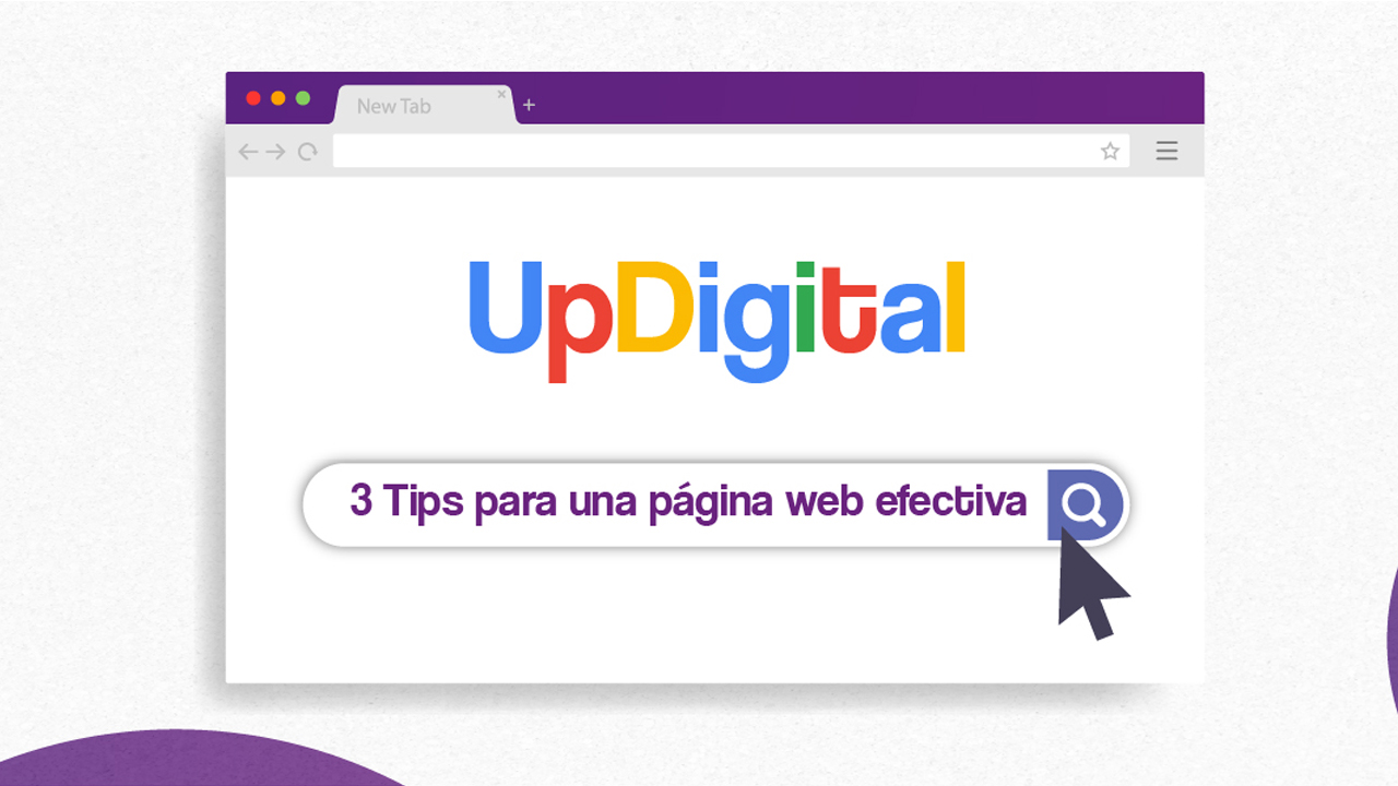 3 Tips para una página web efectiva
